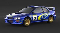 Subaru Impreza 22b Sti Rally Car