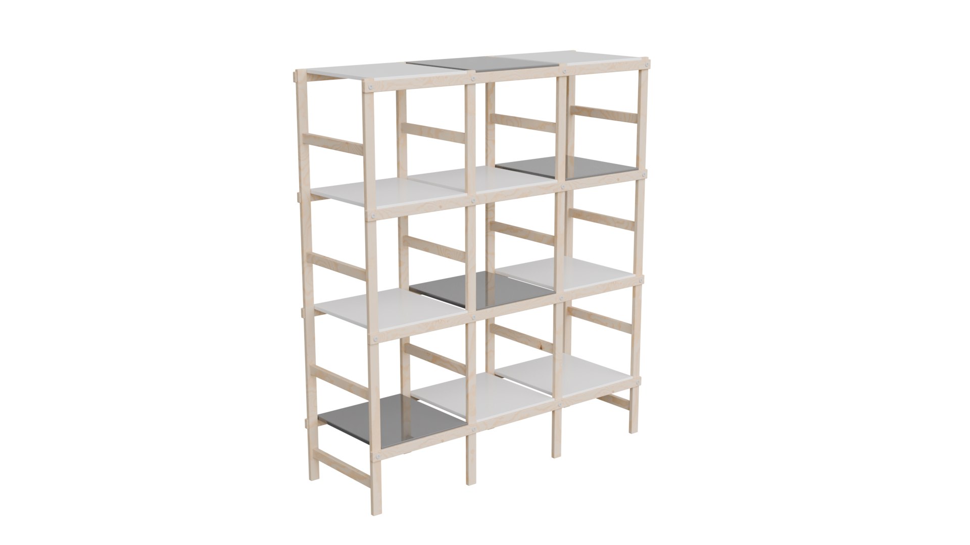 3D Bookshelf Ernst - TurboSquid 2250780