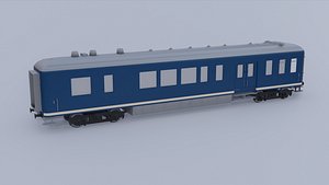 3D model Dutch vintage dining car