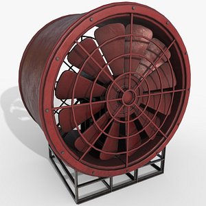 Big Metro Fan 3D model