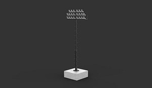Stadium Lighting 3D model 3D model
