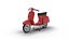 Vespa 125 1967 3d model