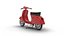 Vespa 125 1967 3d model