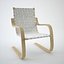 free chair alvar aalto 3d model