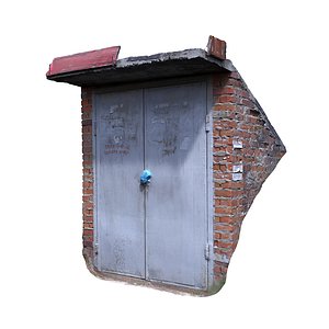 3D real scan underground entrance