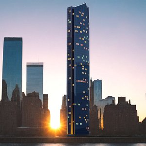 Business Tower Light 3D