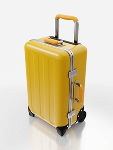 3D travel suitcase model
