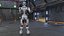 Futuristic Combat Robot with Assault Rifle