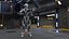 Futuristic Combat Robot with Assault Rifle