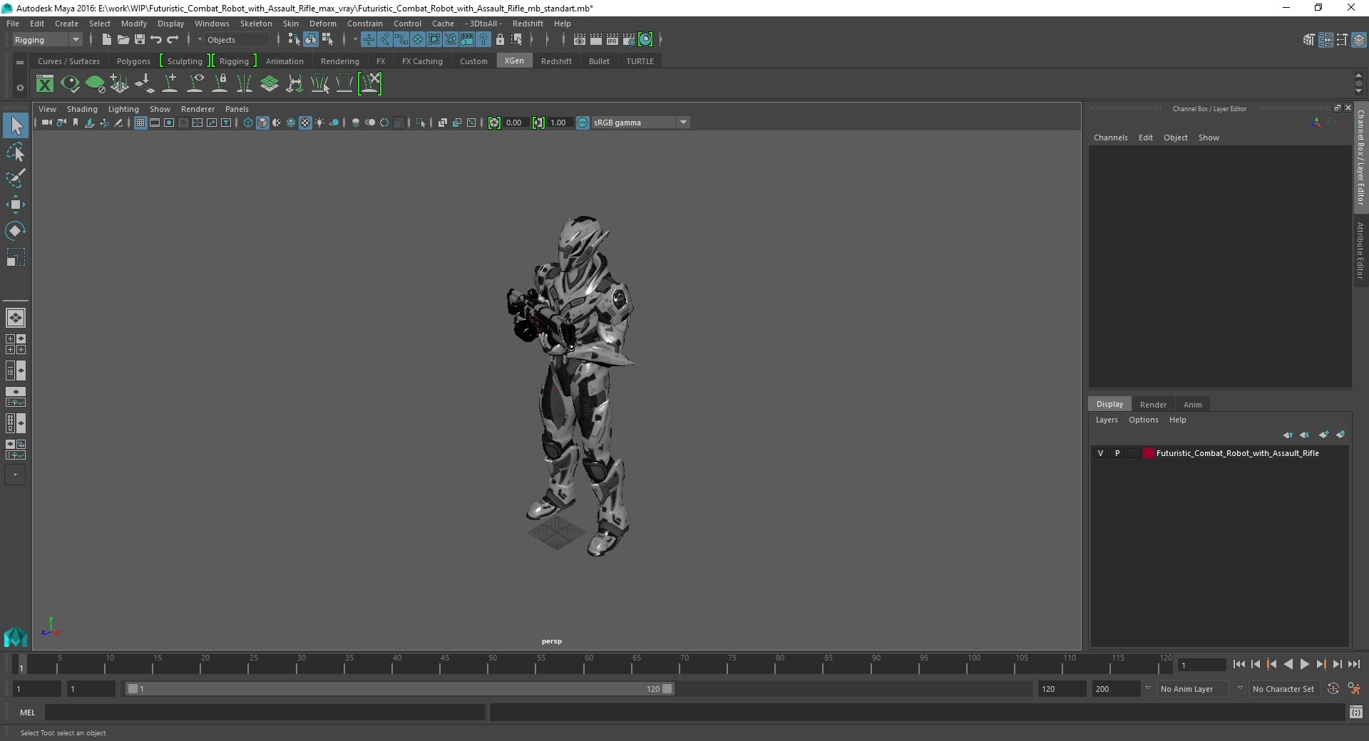 Futuristic Combat Robot with Assault Rifle 3D model https://p.turbosquid.com/ts-thumb/vs/1NMCu0/TB/futuristiccombatrobotwithassaultrifle3dsmodel036/jpg/1723796716/1920x1080/fit_q87/4732e14c8ac62c2d5d14da1e6943df3958a07739/futuristiccombatrobotwithassaultrifle3dsmodel036.jpg