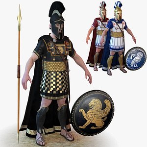 Hoplites Athens 3D model