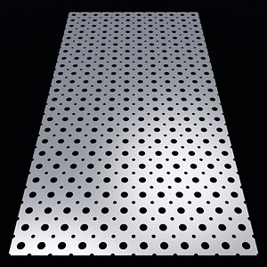 Perforated panel with 16 percent opening 25O142 3D model