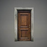 Wooden door