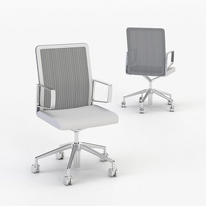architectural visualization office chair 3D