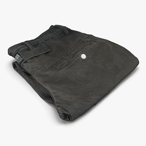 folded trousers 3d max