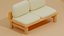 Sofa Model 3D Przytulny Minimalistyczny Styl