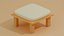 Sofa Model 3D Przytulny Minimalistyczny Styl