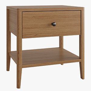 3D Ecru Nightstand