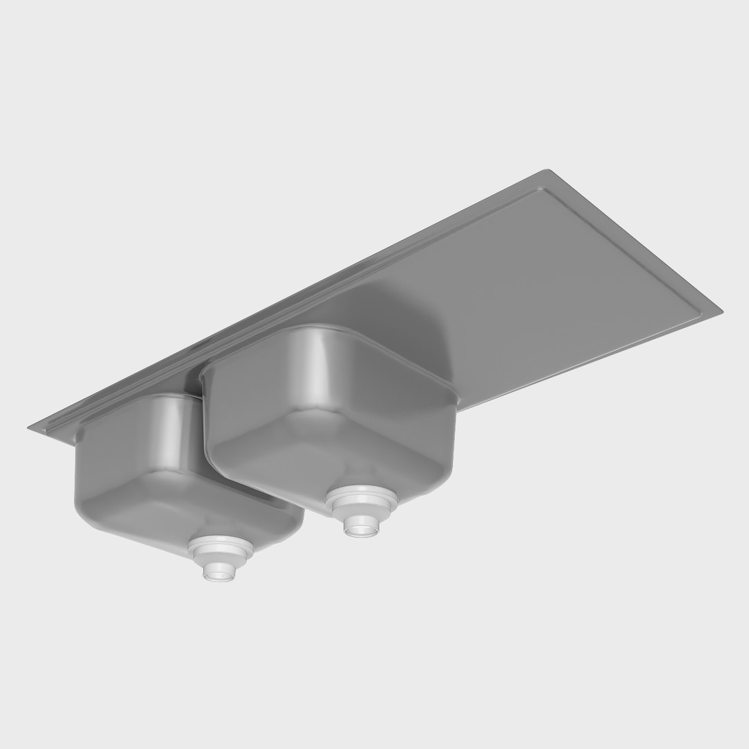 Clark Monaco Double Bowl 3d Model