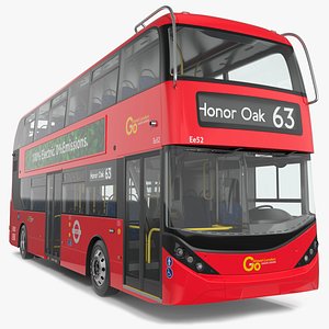 3D BYD Routemaster Double Decker model