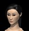 3d model head woman female girl