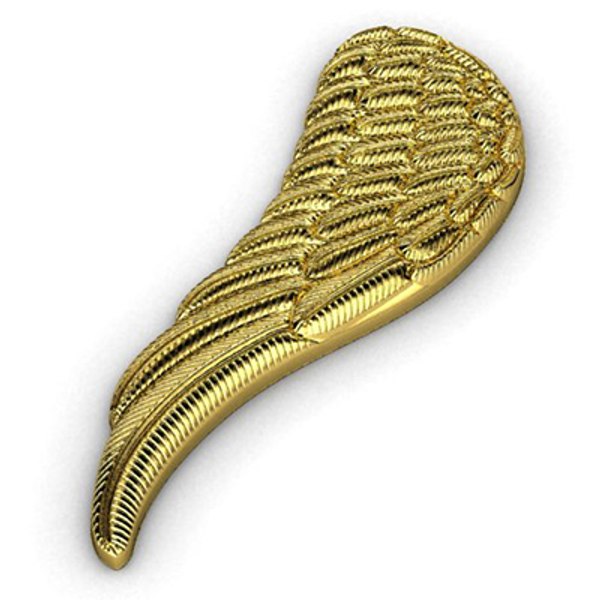 angel wing pendant 3ds