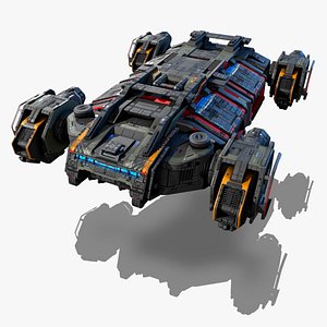 3D HYDRA Freighter Spacecraft model