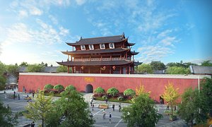 Jianshui Ancient City  Chinese Ming Dynasty Architecture 3D model