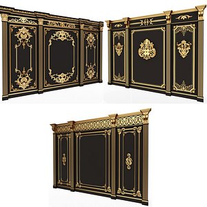 3D Boiserie Classic Panels Collection