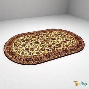 Oval carpet