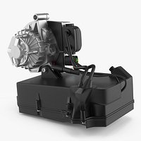 Electric Engine with Battery