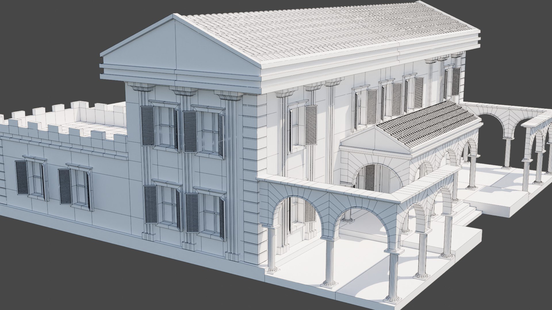 Ancient Roman House 04 3D - TurboSquid 2191736
