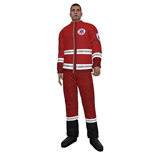 Paramedic 1 LOD3 Rigged