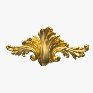 3D Plaster Decorative Bow DS368