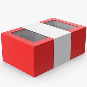 3D model Red Food Package