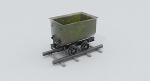 3D model Mine Wagon 5