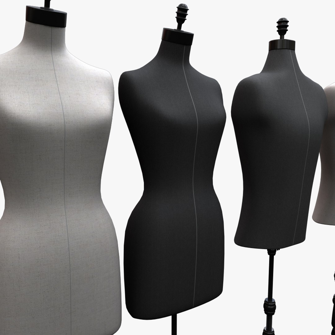 Female Male Mannequin Modeled 3D Model TurboSquid 1193374