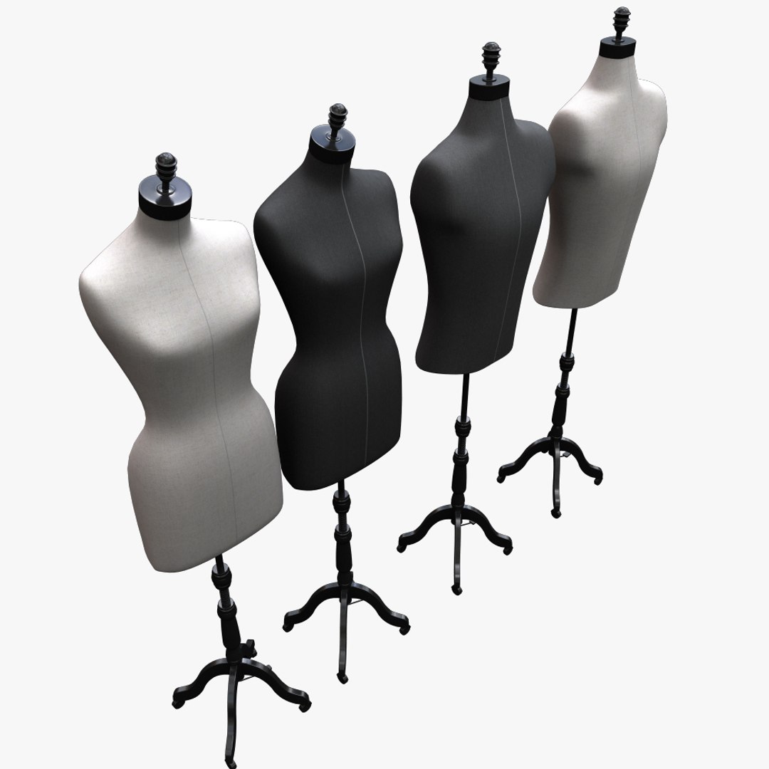 Female Male Mannequin Modeled 3D Model TurboSquid 1193374