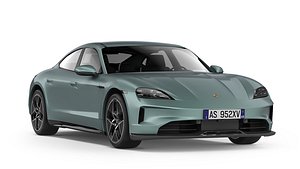 3D Porsche Taycan 2025 model