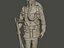 german soldier ww1 walk 3D model