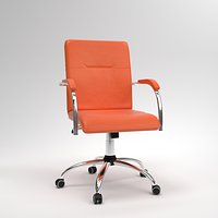 Samba gtp office chair leather orange