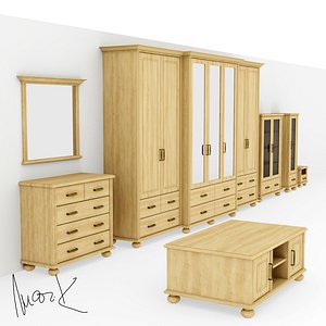 living room furniture 3D model