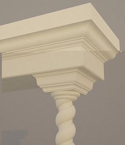 column decor 3d max