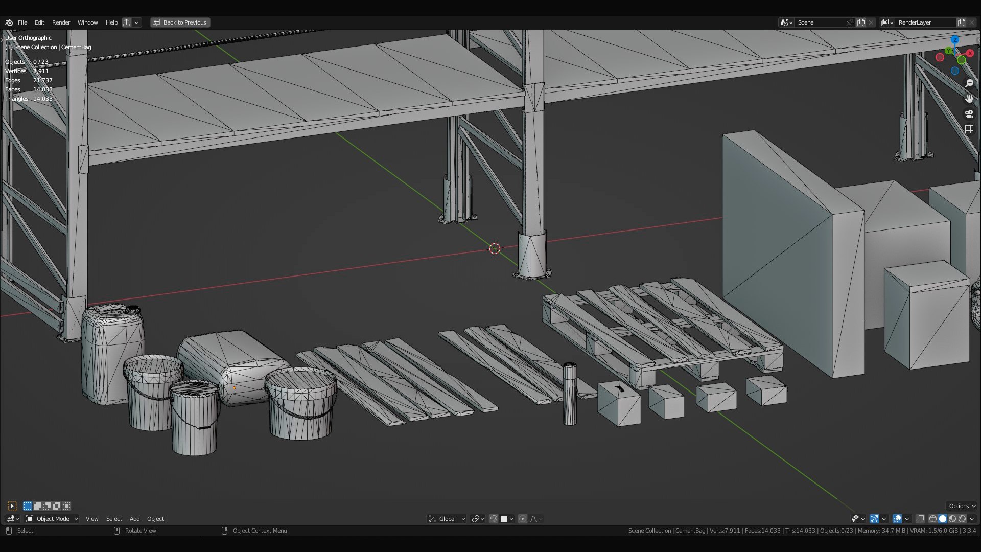 Modular Racks With Props Realtime 3D Model - TurboSquid 2214379