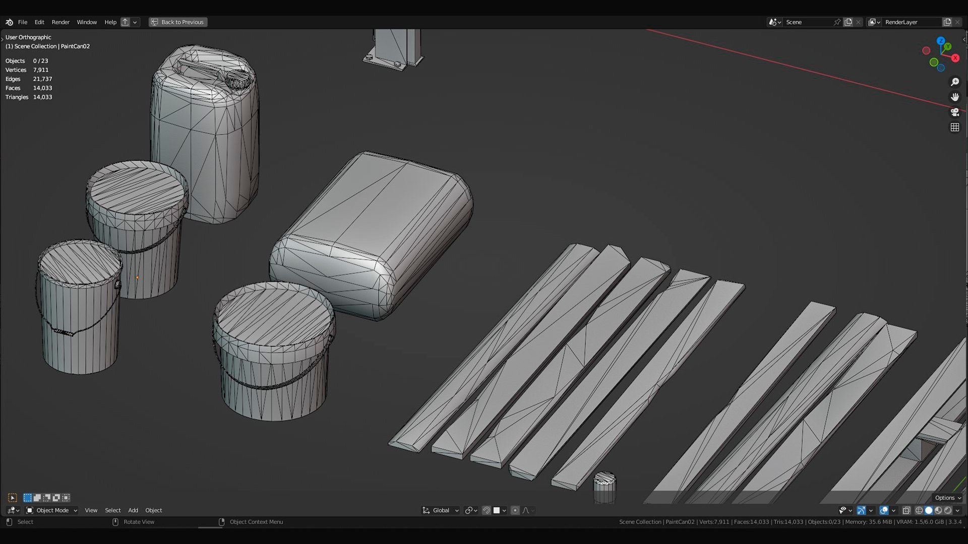 Modular Racks With Props Realtime 3D Model - TurboSquid 2214379