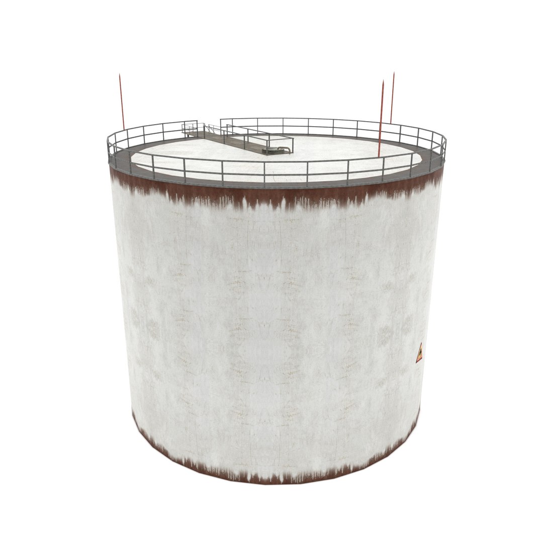 3D Oil Tank - Silo Model - TurboSquid 1253724