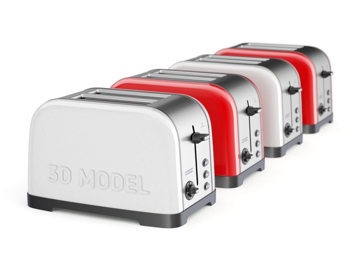 3D Toaster Model - TurboSquid 2097420