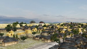3D Chinese Ancient Buildings 06 model