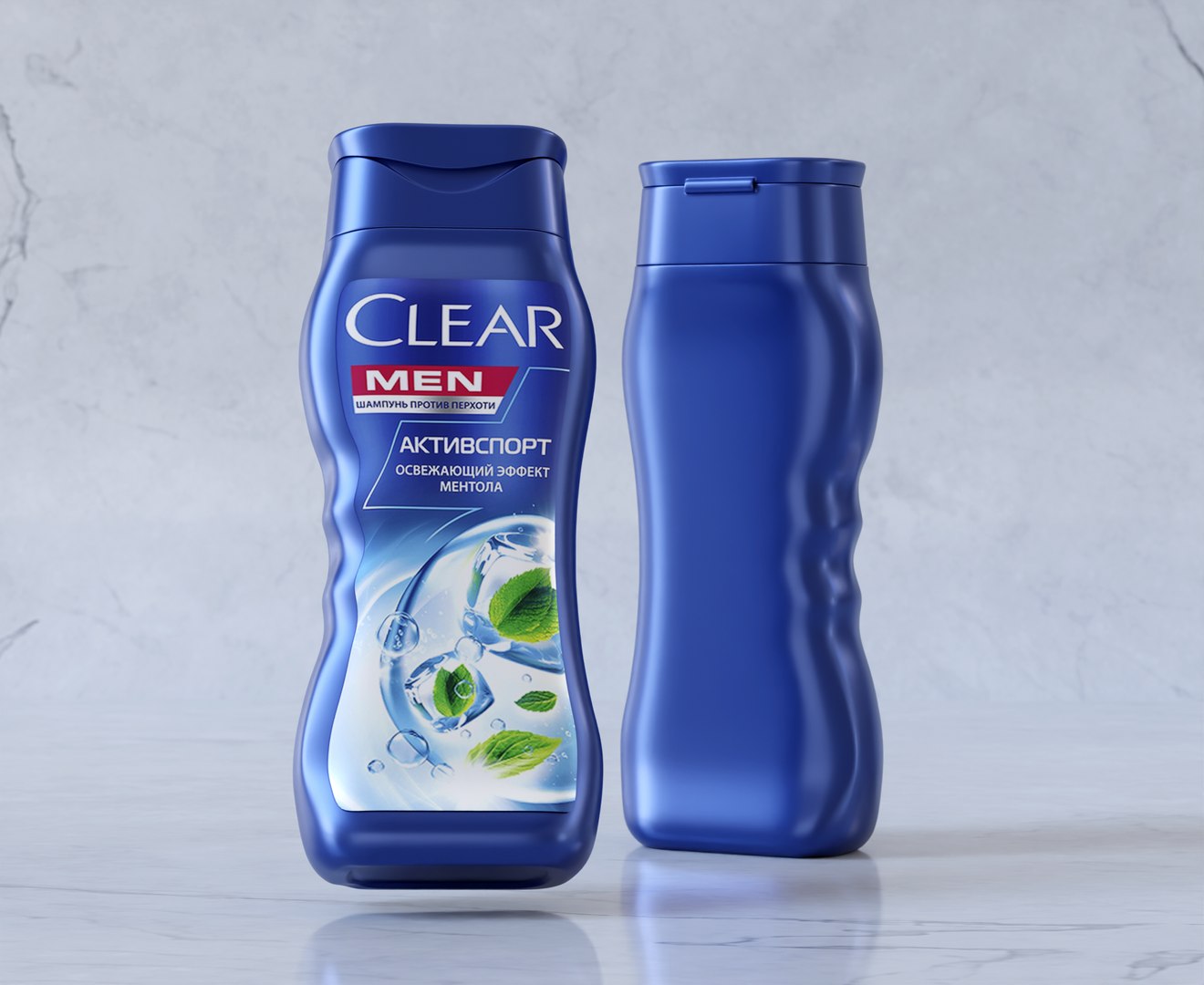 3D Model Men Shampoo Bottle Packaging - TurboSquid 2342959