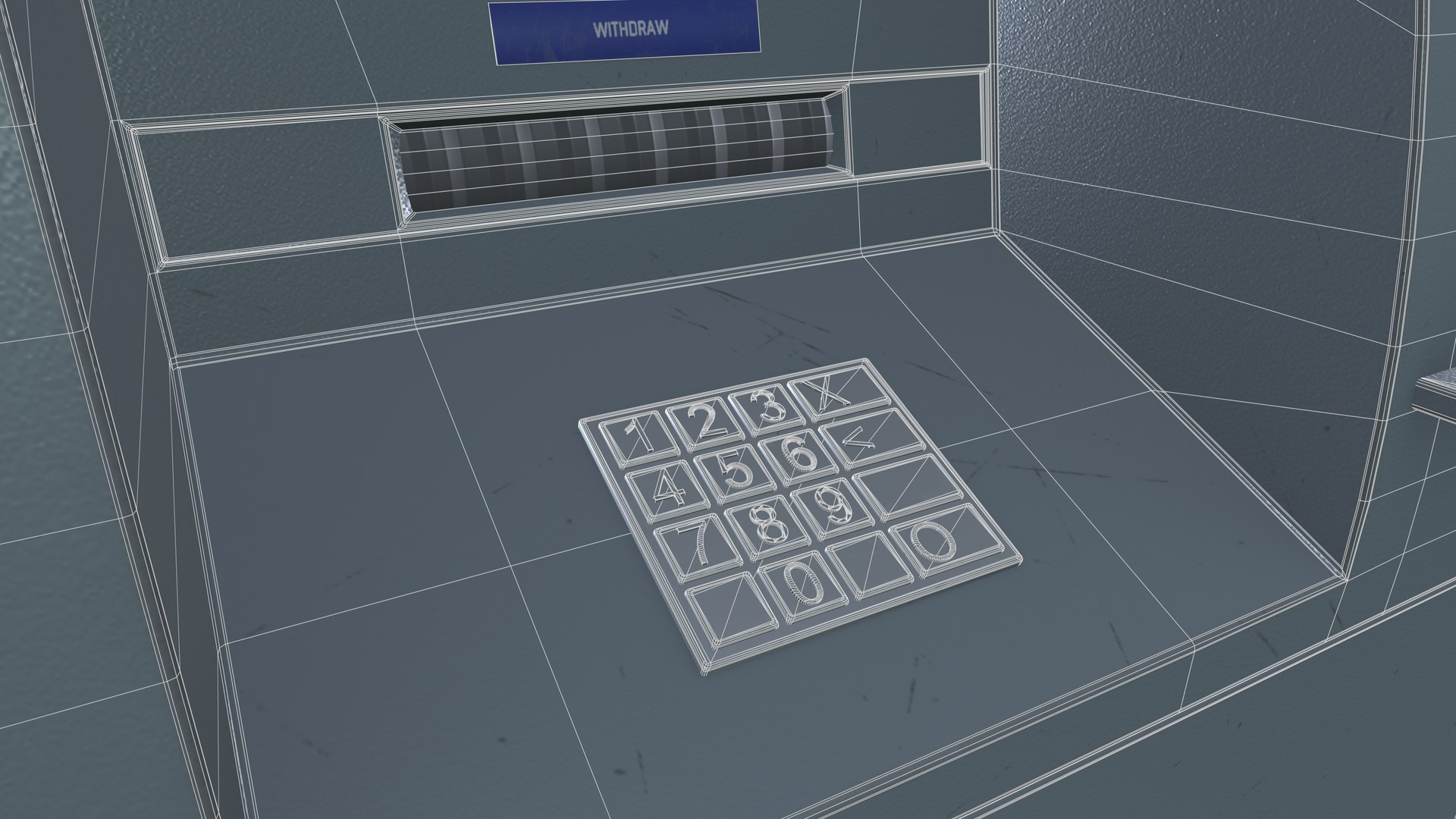 ATM Machine 3D Model - TurboSquid 2295909
